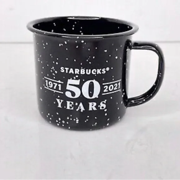 Starbucks | Dining | Starbucks Small Tin Mug Cup 5th Anniversary 971 2021 |  Poshmark